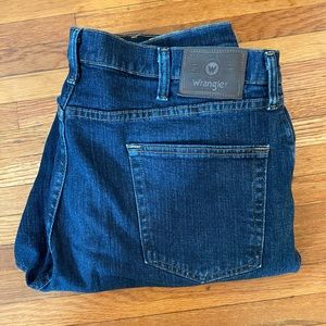 Wrangler straight cut Blue Jeans 38x32